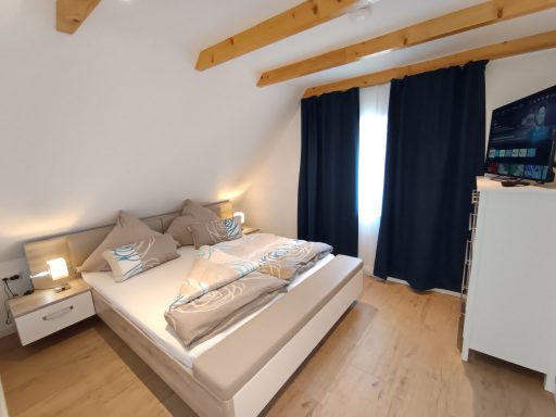 Schlafzimmer Richtung Norden -Ferienwohnung Kiekut 9, Kappeln, Schleswig-Holstein 