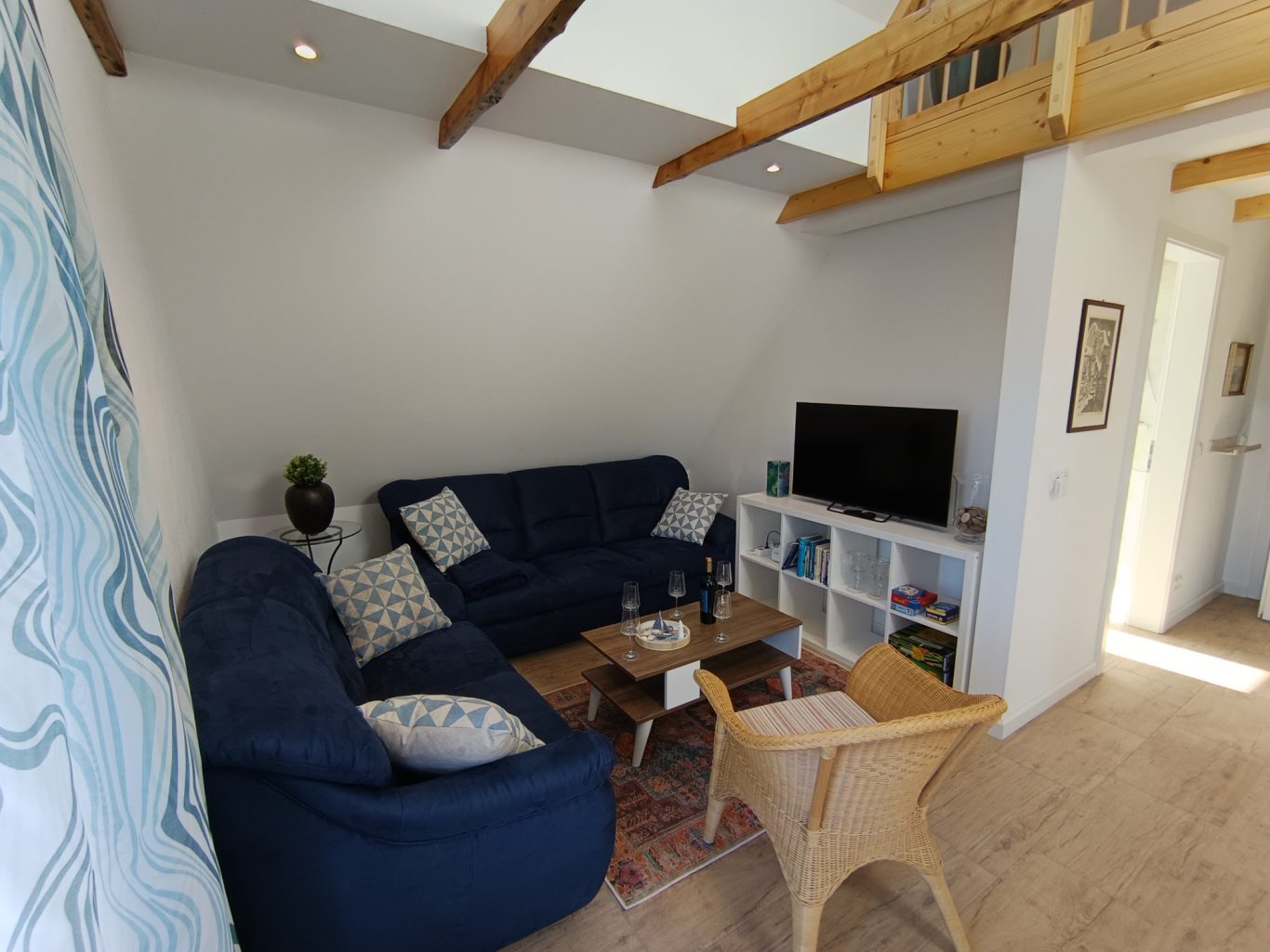 Wohnbereich mit TV Wohnzimmer - Kappeln an der Schlei, Kiekut 9